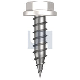 Hobsons - #10-12 x 20 Dover White - Cl4 As3566 Needle Pt Sds Flanged Hex | Q150-Dw (Pack Of 1000)